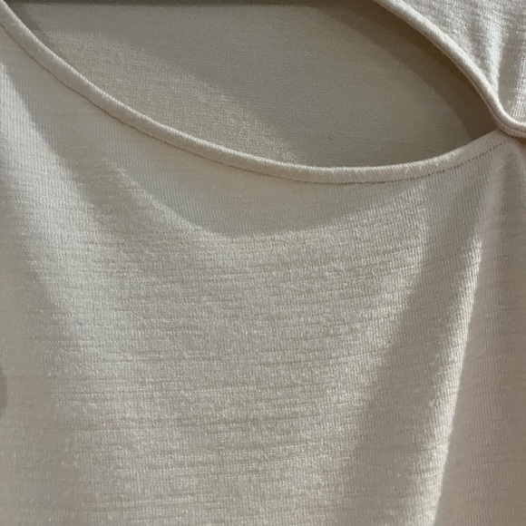 Dynamite Cutout Tee in Off-White - Picture 3 of 8